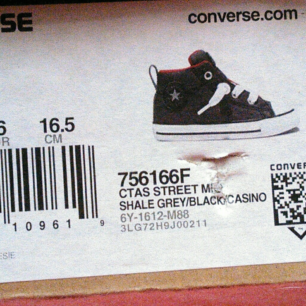 Infant converse